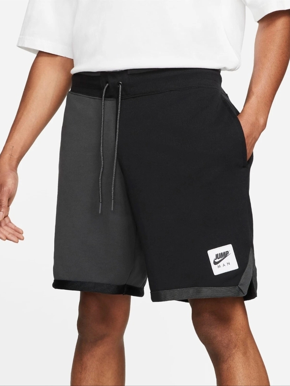 Nike Jordan Jumpman Classics French Terry Shorts Black/Dark Smoke Men's Size M